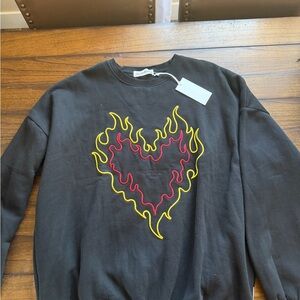 The Laundry Room | Heart Flame Sweater